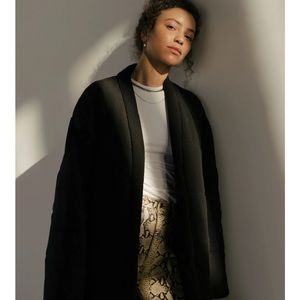 Lightly Used Homecoat in Lunar Black